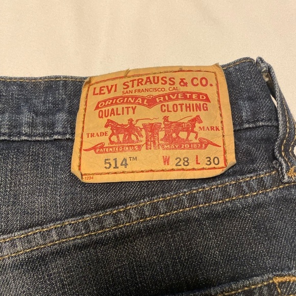 Levi’s | 514 Slim Straight Jean Pants | W28 L30 - Picture 6 of 7
